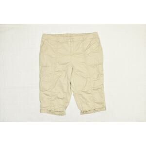 Lane Bryant Pants Womens 18 Cropped Capri Stretch Lightweight Pockets Casual